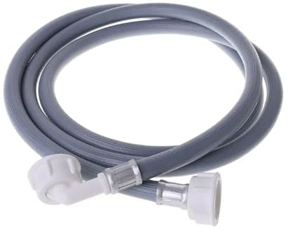 Washing Machine Dishwasher Inlet Pipe Water Feed Fill Hose With 90 Degree Bend(200cm)