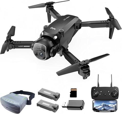 OBEST Drone FPV Avec Caméra HD,Lunettes FPV pour Débutant et Adulte