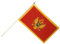 Stockflagge Montenegro - 30 x 45 cm