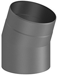 Winkelelement 30° ohne Tür; 200mm Durchmesser, grau