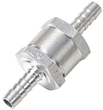6mm 1/4 Kraftstoff Nicht Rückkehr Einweg Rückschlagventil Benzin Diesel Marine Aluminium Legierung
