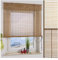 ourdeco® Bambusrollo / 140 x 160 cm (Breite x Höhe) Kirschbaum/lichtdurchlässig/optional Klemmen und Montage ohne Bohren/Decken- und Wandmontage gebohrt