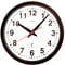 Youshiko Radio Controlled Wall Clock (Official UK & Ireland Version), Stylish Black & White Bold Classic Design (25cm / 10-Inch Diameter), Home/Kitchen/Office/School Clock, Easy to Read