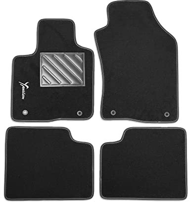 Tappetini compatibili per Ypsilon 3° dal 2011- con clip,1 logo e battitacco