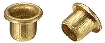 sourcing map Hollow Rivet, Foro passante Rame cava Rivetti Grommets Circuit Board PCB 200pcs