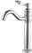 Ghopy Bathroom Basin Mixer Tap Chrome Tall Traditional Ceramic Single Lever Solid Brass Tall Hot and Cold Water Fuacet