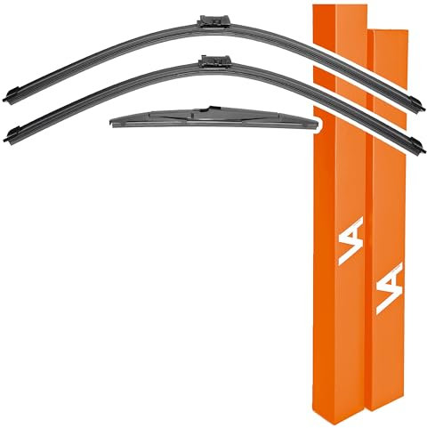 VIA ALBION® Wischerblätter für - OPEL ASTRA J (Schrägheck/GTC/Sports Tourer, 2010-2015) - Allwetter Vorne & Hinten Scheibenwischer Set