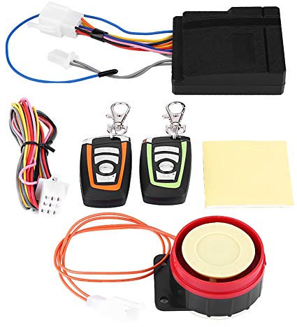 Sistema de Alarma para Motocicleta, Alarma inalámbrica para Bicicleta con Control Remoto, Resistente al Agua, Volumen Alto, Sistema de Alarma de Seguridad antirrobo para Motocicleta, Control Remoto