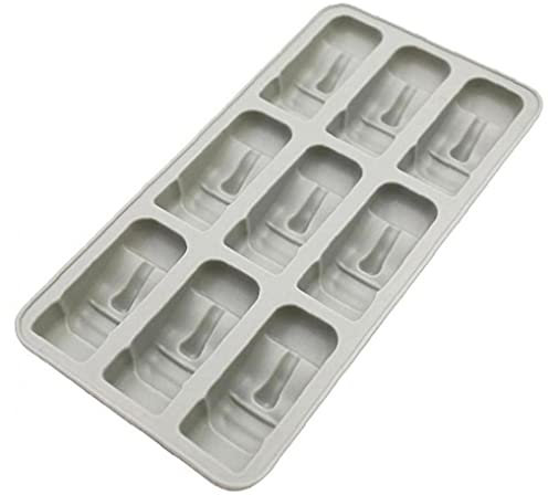 Froiny Osterinsel Moai Statuen aus Stein-EIS-Behälter-Würfel DIY Mold Sommer Mini-Silikon-Kuchen-Form