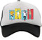 Enigmae Jujutsu Kaisen Ed Kader Baseball Kappe Hut Kinder Jungen Mädchen Schaum Vorne Mesh Zurück Schwarz Cap Foam Front Mesh Back