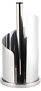 Echtwerk Küchenrollenhalter, Rollenhalter für Küchentücher, Papierrollenhalter aus Edelstahl, einfaches Abreißen, benutzerfreundlich, stehend, robust, Silber-Edition, 15,5 x 33 cm