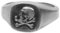 MK-Art Militaria Husarenring, Totenkopfring Sturmtrupp Reichswehr Weimarer Republik