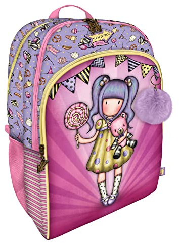 Santoro 1130GJ02 Gorjuss Fairground Rucksack, 34,5 x 43,5 x 22 cm, Rose