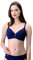 LEPEL 1 Pezzo Reggiseno Donna 461 Allure con Ferretto in Morbida micrifibra - Coppa B - C - D, Blue 6C