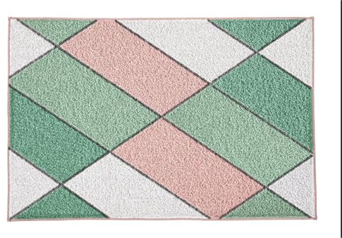 Kleine Wolke Badteppich Ayana Maledivia 60 x 100 cm | OEKO-TEX zertifiziert, rutschhemmende Unterseite, für Fußbodenheizung, maschinenwaschbar, 100% Polyacryl