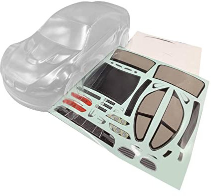 rockible 1/10 RC On Road Touring Car Karosserie mit Aufkleber