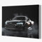 Generisch Audi R8 Auto Leinwandbild - Canvas 2cm Keilrahmen - Auto Sportwagen Kunstdruck Illustration Wandbild (80x60 cm)