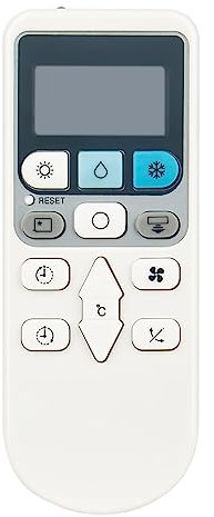 WINFLIKE Telecomando di ricambio universale per condizionatore d'aria RAR-3N4, compatibile con Hitachi PAS-S18CAK PAS-X18CBK RAR-2SP1 RAR-2P1