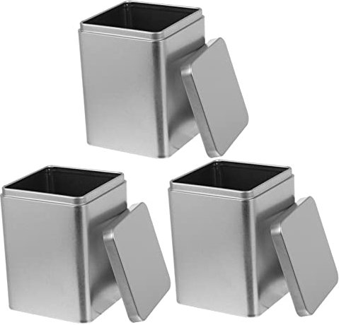 KICHOUSE Teedosen Aus Eisen 3 Stück Aufbewahrungsboxen Für Tee Stabile Teeverpackungsbehälter Aus Metall Für Den Heimladen