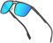 ATTCL Rechteckig Herren Polarisierte Sonnenbrille:Polarisiert UV400 Schutz Kohlefaser Sonnenbrillen für Autofahren, Angeln, Reisen 8792 Black Blue
