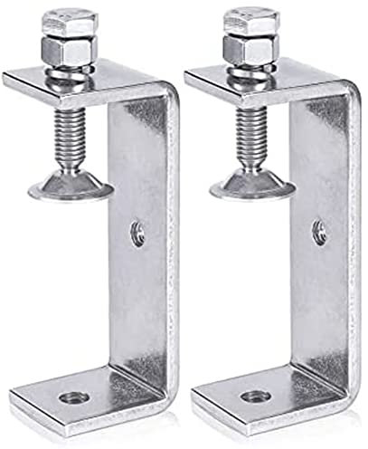 Liseng Lot de 2 pinces haute performance en C pour le travail du bois, métal avec larges ouvertures de mâchoires (largeur ouverture de mâchoire 120 mm)
