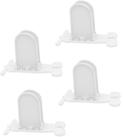 MOBUTOFU 4stücke Kindersicherung Fenster Und Türschlösser Einfache Installation Bohren Sicherheitsvorrichtung Für Schränke Und Fenster Zuverlässig Und Weiß