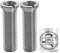 2 Pièces Vis Creuses Pour Éviers,Vis Creuse M12 x 35 mm en Acier Inoxydable,Vis Accessoires de Bouchon de Crépine de Panier D'Évier Pour Cuisine,Convient Pour Éviers de Cuisine et de bar,Évier à Tamis