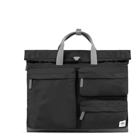 ROKA London Blackfriars M Recycled Nylon Large Messenger Crossbody