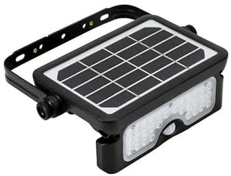 Bemko - Proyector LED solar SOLEN (5 W, 500 lm, 4000 K, IP65), color negro