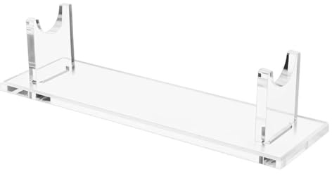 Présentoir a Épées,Support de Sabre Horizontal Transparent en Acrylique pour Épées,Poignards,Baguettes et Objets de Collection,Décoration de Bureau en Forme de Batte de Baseball (Épée Non Incluse)