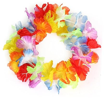 Hawaii Blumen Stirnband 12 Stück aus Stoff für Luau Party Oktoberfest Feier
