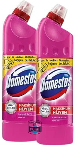 PUFAI Bundle – Dickflüssiger Reiniger Pink 1 L | Für WC & Sanitärbereiche | 2er Pack