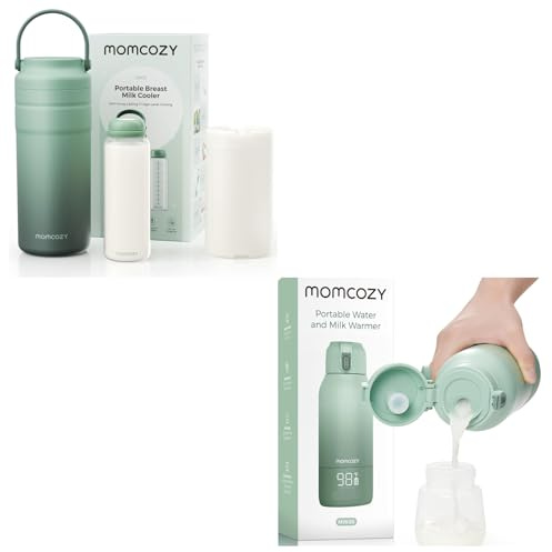 Momcozy Portable Breast Milk Cooler for Travel & Momcozy Portable Milk Warmer for Travel