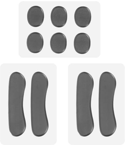 Amosfun 10 Stück Schwarze Trommeldämpfer aus Silikon Geräuschdämpfende Schlagzeug Pads mit Vibrationsdämpfender Funktion für Ruhiges Üben Zuhause