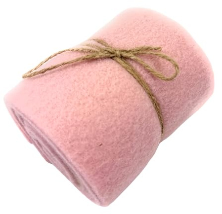 Filzband Dekoband Filz Rosa 10 x 200 cm Tischband Deko Basteln | Polyester Filz, zuschneidbar, formstabil, DIY, Floristik geeignet, saisonale Deko, kreative Projekte, wohnliche Akzente