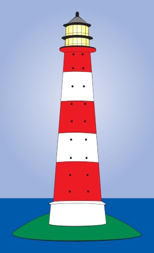 Leuchtturm - Flagge - Bandera marina, 90 x 60 cm