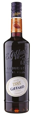 Giffard Crème de Cacao Brown | Chocolate Cocktail Liqueur, 70cl, 25% ABV