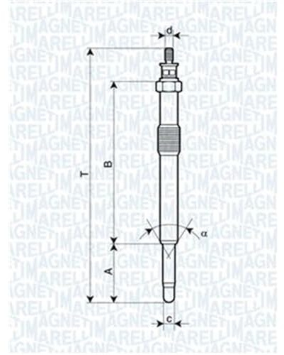 Magneti Marelli 062900049304 - Glühkerze
