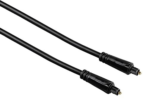 Hama 3 m, vergoldet, Audio Lichtleiter Kabel mit ODT Stecker