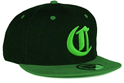 Baseball Cap Snapback Mütze Snapback 3D Gothic Hip-Hop Unisex (C Got Green Green)