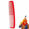 Amakando Riesenkamm XXL Haarkamm rot Clownkostüm Accessoire Afro Zubehör Scherzartikel