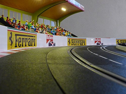 Slotcar LEITPLANKEN Bande 6cm x 200cm für Carrera DIGITAL