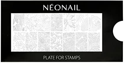 NEONAIL Stamping Plate 14 - Stamping Platte - Schablonen Platte - Nail Art - Nageldesign - Nagel Stempel Schablone - French Nails Schablone - Nagelkunst Stempel