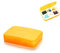 Pillendose wöchentlich,tragbarer Pillen-Organizer,6 Fächer tägliche Pillendose für 7 Tage,für Medikamente,Gesundheitsprodukte oder Kleines Zubehör,passt Leicht inpast Tasche oder Tasche (Orange)
