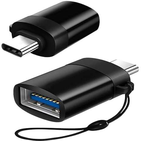 PARENCE - Adaptateur USB-C vers USB 3.0 OTG Solide - Haute Qualité, Compact, Cordon Inclus, Noir