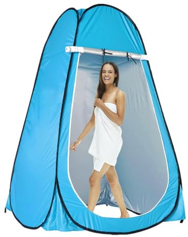 Pop up Shower Tent, Privacy Tent for Portable Toilet, Outdoor Shower Tent Changing Room, Camping Toilet Privacy Tent for Outdoor Adventures, Hiking, Fishing, Beach or Picnic