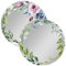 YANGSHINE Lot de 2 miroirs magnétiques ronds en acrylique incassable pour casier d'école, salle de sport, armoires de bureau, réfrigérateur, atelier, boîte à outils, rose + feuille - 15,2 cm