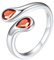 Silvora 925 Sterling Silber Damen Rubin Zirkonia Ehering Verlobungsring 2mm breit Offenes Toi Et Moi Hochzeitsring Ewigkeitsring Frauen Mädchen 2 Geburtsstein Fingerring Freundschaftsring