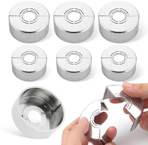 Embellecedor Radiador 6 Piezas Embellecedor Grifo Ducha Embellecedor Grifos Desmontable Embellecedor Ducha Tamaño Ajustable Embellecedores Tubos Calefaccion Para Duchas TuberíAs Grifos y Radiadores