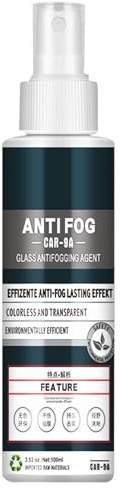 DzpKrka Beschlagfreier Spray für Brillen - 100ml Skibrillen-Anti-Fog-Spray | Langanhaltendes beschlagfreies Spray, Beschlagverhinderungswerkzeuge für Spiegel, Taucherbrillen, Skibrillen